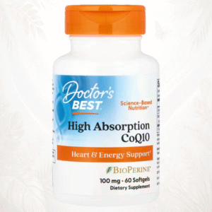 107 Doctor’s Best | CoQ10 de Alta Absorción con BioPerine® | Soporte para el Corazón y la Energía