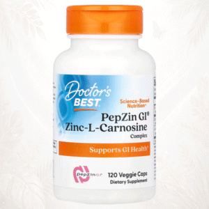 82 Doctor’s Best | PepZin GI® Zinc-L-Carnosina | Soporte para la Salud Gastrointestinal 120 cápsulas
