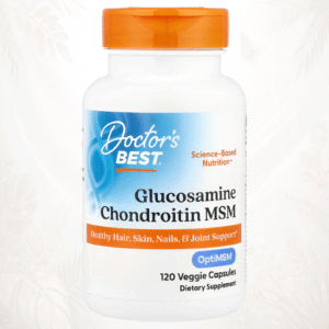 Doctor’s Best | Glucosamina Condroitina MSM con OptiMSM® | Apoyo Integral para Articulaciones | Cabello, Piel y Uñas
