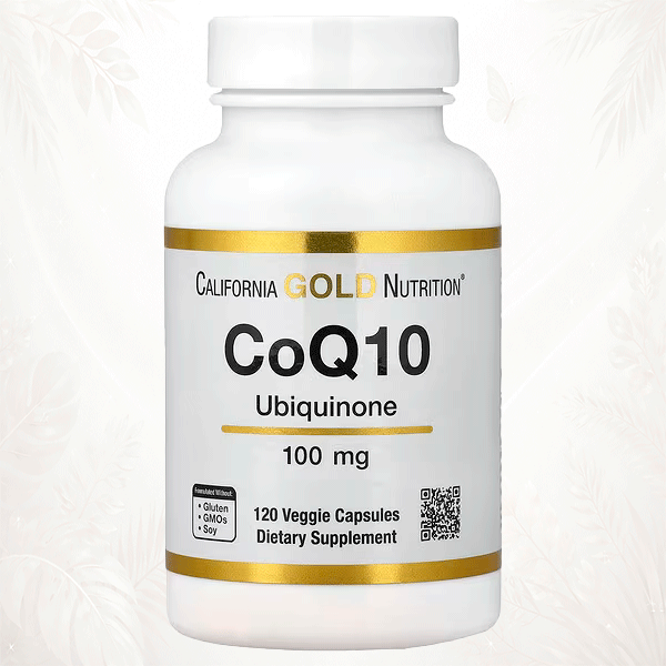 122 California Gold Nutrition | CoQ10 (Ubiquinona) Verificada por la Farmacopea de EE. UU. (USP) 100 mg, 120 cápsulas