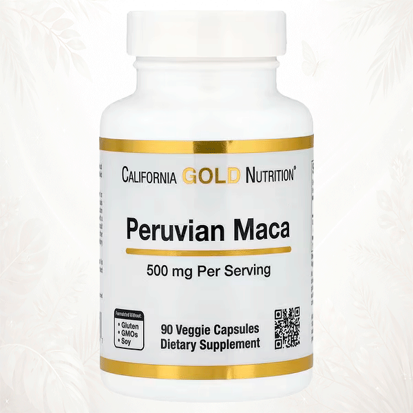 California Gold Nutrition | Maca Peruana Orgánica 500 mg | Soporte para Energía, Vitalidad y Bienestar General