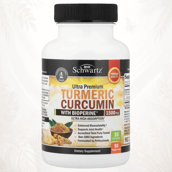 145 BioSchwartz Curcumina de Cúrcuma Ultraprémium 1500 mg | Con BioPerine® | Alta Absorción