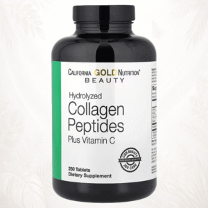 California Gold Nutrition® Collagen Beauty Pro | Péptidos de Colágeno Hidrolizado Tipo I & III + Vitamina C de Alta Absorción 250 comprimidos