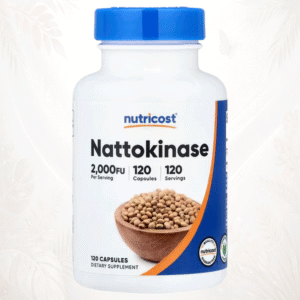 24 Nutricost® | Nattokinasa 2000 FU | Circulación Avanzada & Soporte Cardiovascular Enzimático Premium