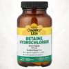 Country Life | Betaína HCl 600 mg con Pepsina y Enzimas | Soporte Digestivo Avanzado para Comidas con Proteína