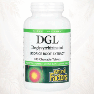 24 DGL Regaliz Desglicirrizado 10:1 Masticable | Protección Gástrica Avanzada & Revestimiento Digestivo Natural | Natural Factors®