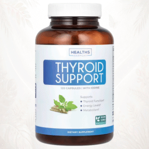 24 Healths Harmony | Refuerzo Avanzado para la Tiroides con Yodo, Minerales Esenciales y Adaptógenos | Energía, Metabolismo y Equilibrio Hormonal 120 cápsulas