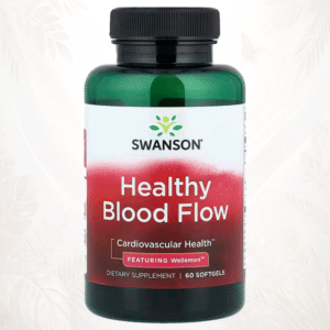 24 Swanson | Flujo Sanguíneo Saludable con Wellemon™ | Circulación Óptima + Soporte Cardiovascular Avanzado 60 cápsulas