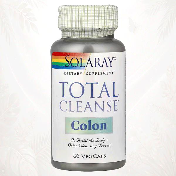 Solaray | Total Cleanse™ Colon Detox Avanzado | Limpieza Intestinal Profunda y Regulación Digestiva 60 cápsulas