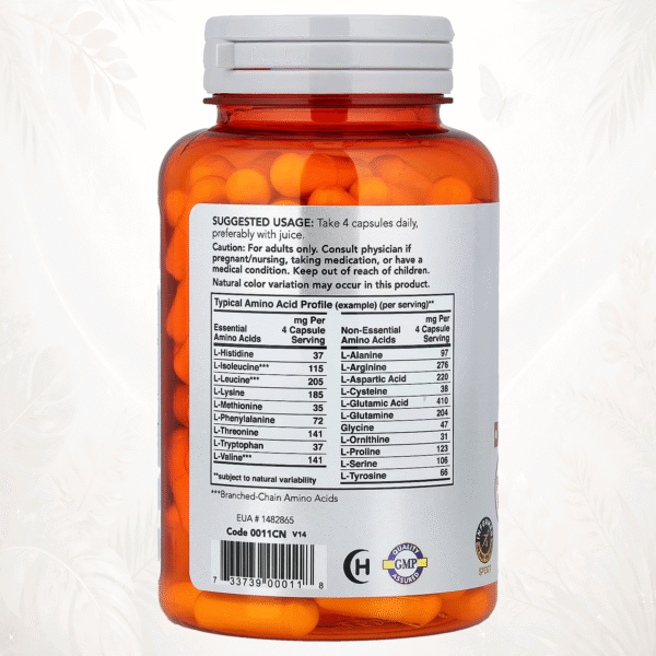 27 NOW Foods Sports | Amino Complete | Complejo de 20 Aminoácidos con Vitamina B6 | Soporte Deportivo