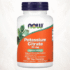 NOW Foods | Citrato de Potasio 99 mg | Soporte para el Equilibrio de Electrolitos y la Función Muscular 180 cápsulas