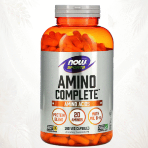 36 NOW Foods Sports | Amino Complete | Complejo de 20 Aminoácidos con Vitamina B6 | Soporte Deportivo