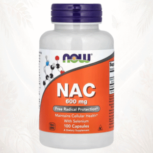 37 NOW Foods | NAC 600 mg con Selenio | Protección Antioxidante y Salud Celular 100 Capsulas