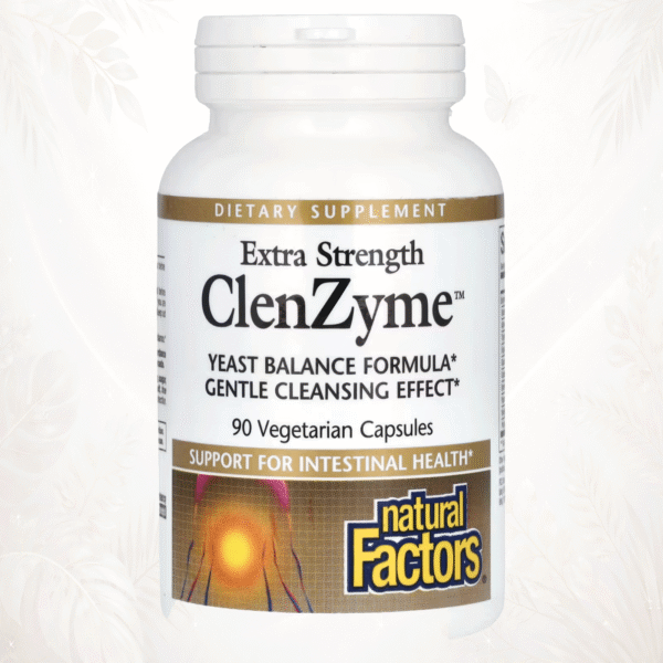 Natural Factors ClenZyme® | Equilibrio Intestinal y Limpieza Suave | Soporte Digestivo Avanzado 90 cápsulas