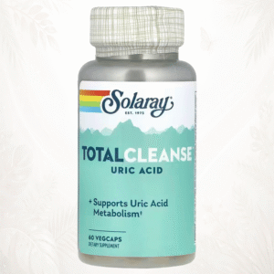 Solaray | Total Cleanse™ Ácido Úrico Metabolism | Limpieza Metabólica y Confort Articular 60 cápsulas