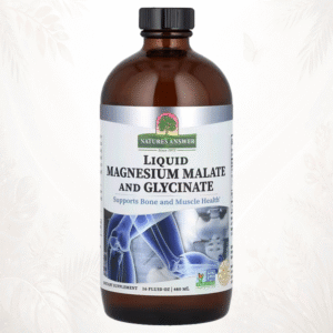 49 Magnesio Líquido Ultra Bioabsorbible | Malato + Glicinato Albion® | Energía, Músculos & Relajación Profunda 480 ml