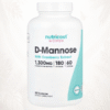 D-Manosa 1300 mg + Arándano Rojo Concentrado 50:1 | Limpieza Urinaria Femenina & Protección Natural Avanzada | Nutricost®