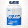 83 EVLution Nutrition | L-Carnitine 500 mg (Tartrato) | Energía Metabólica, Rendimiento y Recuperación 120 cápsulas