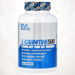 83 EVLution Nutrition | L-Carnitine 500 mg (Tartrato) | Energía Metabólica, Rendimiento y Recuperación 120 cápsulas