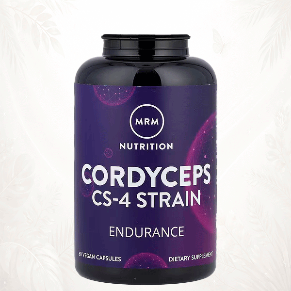 MRM Nutrition® | Cordyceps CS-4 Prime™ 750 mg | Energía Metabólica, Resistencia & Soporte Inmunitario Premium 60 cápsulas