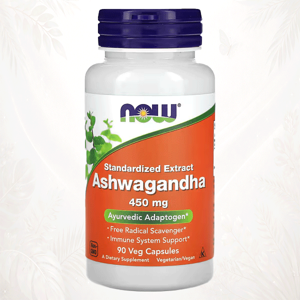 83 NOW Foods | Ashwagandha Estandarizada 450 mg | Adaptógeno Ayurvédico para el Equilibrio del Organismo
