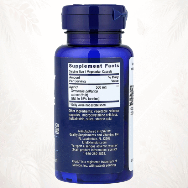 88 Life Extension | Control Avanzado del Ácido Úrico con Ayuric® | Equilibrio Metabólico y Protección Antioxidante 60 cápsulas
