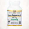 California Gold Nutrition Trans-Resveratrol 200 mg | Veri-te™ de Origen Italiano | Antioxidante Celular Avanzado 60 cápsulas