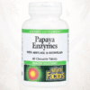 Natural Factors® Enzimas de Papaya | Apoyo Digestivo Diario – 60 Comprimidos Masticables
