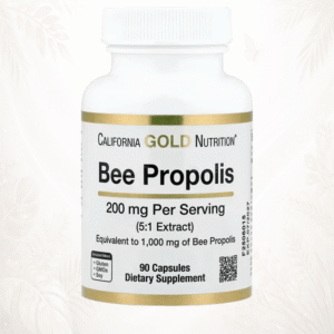 California Gold Nutrition® Propóleo de Abeja 5:1 | Antioxidantes y Bienestar General – 90 Cápsulas