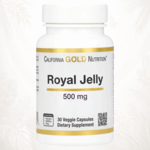 California Gold Nutrition® Jalea Real Liofilizada | Vitalidad y Nutrición Natural – 30 Cápsulas Vegetales