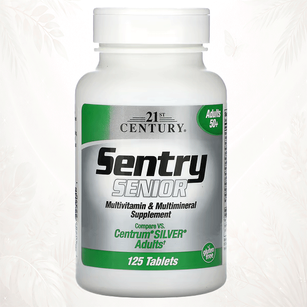 1 21st Century® Sentry Senior | Multivitamínico Completo para Adultos 50+ 125 Comprimidos