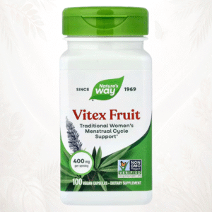 Nature’s Way® Sauzgatillo (Vitex) | Apoyo Tradicional para el Ciclo Femenino – 100 Cápsulas Veganas