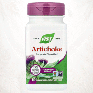 Nature’s Way® Alcachofa para Digestión y Salud Hepática – 60 Cápsulas Veganas
