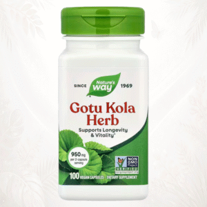 Nature’s Way® Gotu Kola para Vitalidad y Longevidad – 100 Cápsulas Veganas