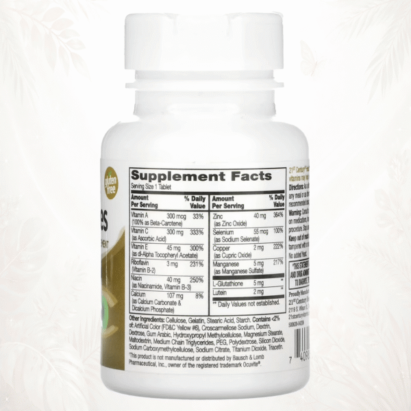 21st Century® Ojos Saludables Extra | Soporte Antioxidante Ocular – 36 Comprimidos